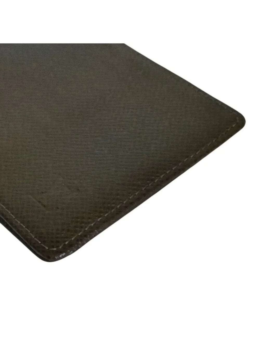 Louis Vuitton Leather Taiga Porte-Billets 3 Volets Bifold Wallet Brown